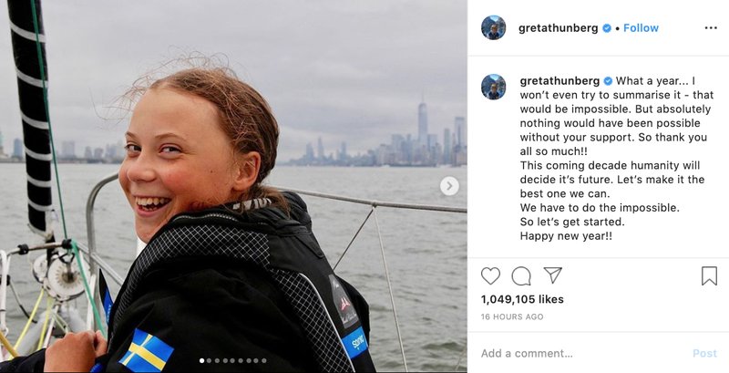 Greta Thunberg Instagram Greta Thunberg Instagram